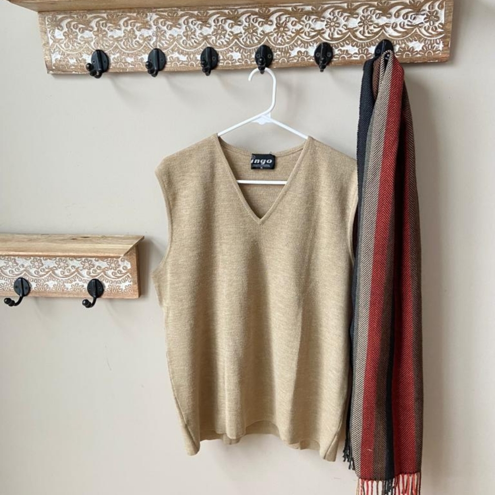MENS INGO alpaca vest Xl